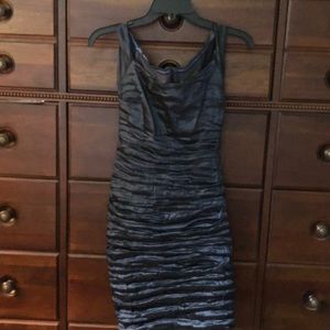 Nicole Miller gold label, Techno metal dress.